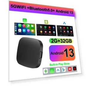 Wireless CarPlay Android Car Adapter — In-Dash