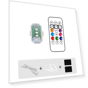 Wireless Remote Control LED Strobe Light — Strobe Lights, WOLFWILL