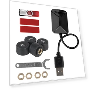 Wireless TPMS with 4 Sensors — TPMS Sensor Replacements, LEEPEE Automotive Parts