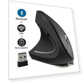 Wireless Vertical Mouse — Mouse Pads, Kebidumei