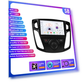 Android Car Radio with AI Voice Control and GPS Navigation — In-Dash, OSSURET