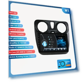 Android Car Stereo with AI Voice Control — In-Dash, Hizpo