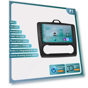 Android Car Stereo with GPS Navigation and Wireless CarPlay — In-Dash, Hizpo