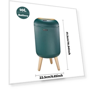 Automatic Trash Can with Lid — Kitchen Cans, Yiran bag