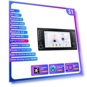 Car Multimedia System with Android 13, Wireless CarPlay, and 4G LTE — In-Dash, OSSURET