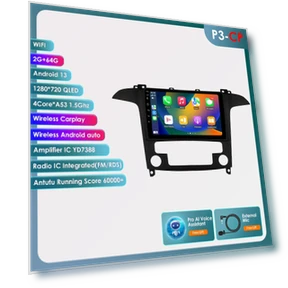 Car Multimedia System with Apple CarPlay and Android Auto — In-Dash, OSSURET