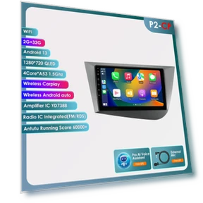 Car Multimedia System with Wireless CarPlay and Android Auto — In-Dash, Hizpo