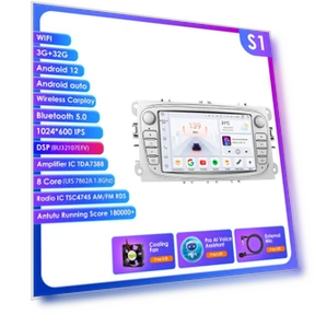 Car Multimedia Video Player Navigation GPS Intelligent Android 13 Without DVD — In-Dash, Hizpo