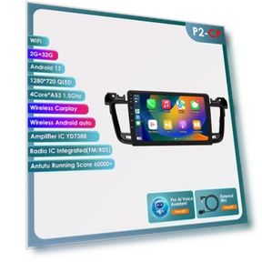Car Multimedia Video Player with GPS Navigation and CarPlay — In-Dash, OSSURET