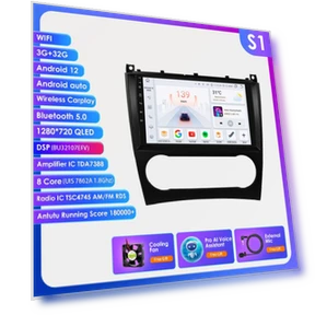 Car Radio with Android 13, CarPlay, and 4G — In-Dash, Hizpo