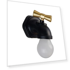 Controlled Night Light Crane Smart Bedside Lamp Accessory — Creative Lighting Solutions, CrimsonClay