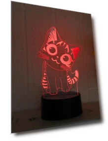 Creative Cartoon Cat 3D Night Light — Night Lights, COOKING-MALL