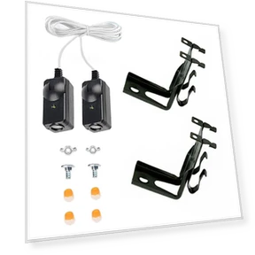Garage Door Safety Sensors Replacement Parts Set with Installation Brackets — Sensors, LiftMaster