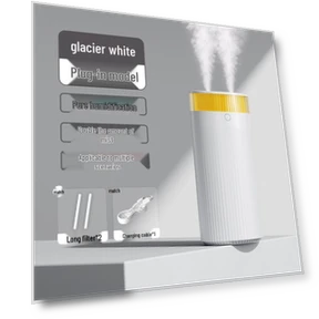 Humidifier with Dual Spray, USB, Night Light, and Digital Display — Air Moisturizers, ElectroCN