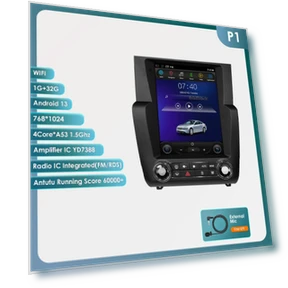 Intelligent Multimedia Video Player GPS Carplay 2Din Android Car Stereo — In-Dash, OSSURET