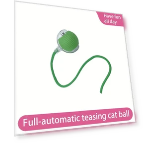 Interactive Rolling Ball with Tail — Cat Playthings, Yoghurt