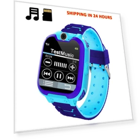 Kids Smart Watch with Games, Music, Camera, Calculator, SIM Card, Phone Calls — Smartwatches, ESSAGER