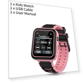 Kids Smart Watch with Touch Screen, Games, Music, Two-Way Communication, Calculator, Flashlight — Smartwatches, ZestCasa