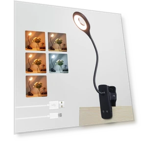 LED Reading Lamp with Clip — Book Lights, IN HOME