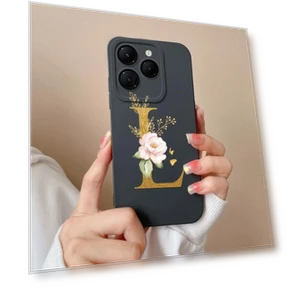 Luxury Letters Liquid Silicone Phone Case — Basic Cases, New Style Case