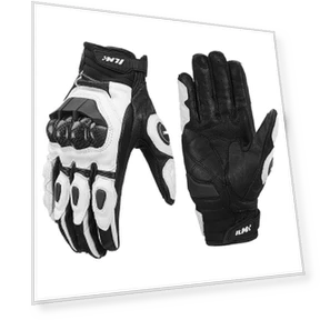 Motorcycle Leather Touchscreen Gloves — Gloves, ILM
