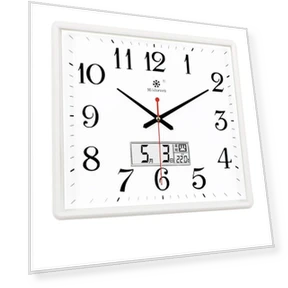Rectangular Wall Calendar Clock — Alarms & Clocks, Perfect floor mat