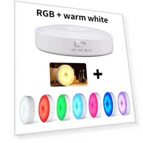 RGB LED Night Light with Motion Sensor — Night Lights, GGbingo