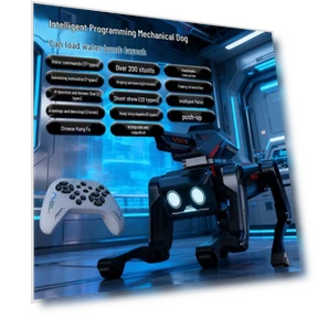 Robot Dog Toy with Kung Fu Dance and Voice Control — Interactive Figures & Robots, Shopping Party