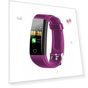 Smart Bracelet with Blood Pressure Monitor, Heart Rate, and Fitness Tracker — Smartwatches, StrideBox