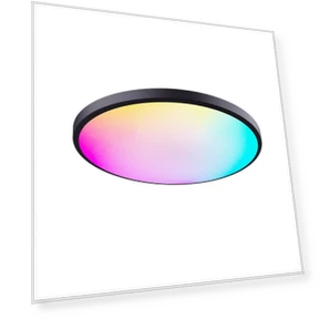 Smart Ceiling Light with RGB Color Changing, Dimming, and Color Temperature Adjustment — Overhead Lighting, TrendVibeCN