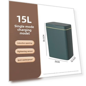 Smart Touchless Trash Can with Automatic Lid and Bagging — Kitchen Cans, StellarSips