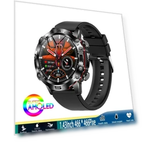 Smart Watch for Men with Blood Pressure, Blood Oxygen, ECG + PPG, Bluetooth Calling, Fitness Tracker — Smartwatches, Chibear