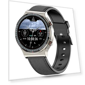 Smart Watch with ECG, Heart Rate, Blood Pressure, Temperature, and Blood Oxygen Monitoring — Smartwatches, SCIONE