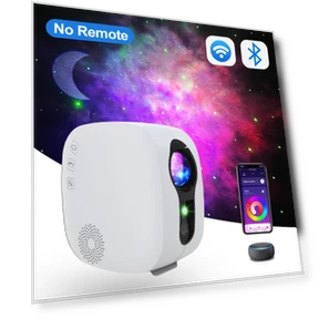 Smart WiFi Starry Sky Projector LED Night Light — Lighting Solutions, COOKING-MALL