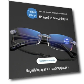 Smart Zoom Reading Glasses — Smart Glasses, AI Supermarket