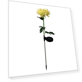 Solar Light LED Chrysanthemum Flower Garden Light — Garden Illumination, Smart Mouse