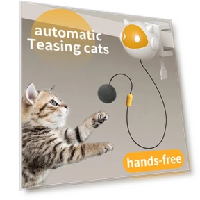 Telescopic Electric Cat Toy with Rising Ball — Cat Playthings, FurryFriends Store