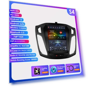 Tesla Style Carplay Android Auto Multimedia Video Player Navigation GPS Smart Screen — Car Installation Essentials, OSSURET