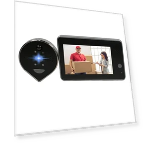 Video Doorbell with 4.3-inch HD IPS Screen — Viewers, Jakemy