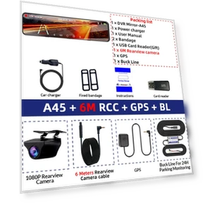 WiFi Touchscreen Dash Cam with Rear Camera and GPS — Dashboard Cameras, E-ACE