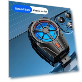 Wireless Cooling Clip for Mobile Phone with Adjustable Air Cooling and Charging — Cooling Pads & Fans