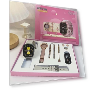 Women's Smart Watch with Diamonds and Jewelry Set — Smartwatches, StrideBox