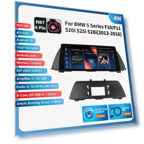 10.25-inch Car Multimedia Player with GPS Navigation — In-Dash, Hizpo