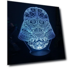 3D LED Night Light with Touch Control — Night Lights, GlimmerGrove