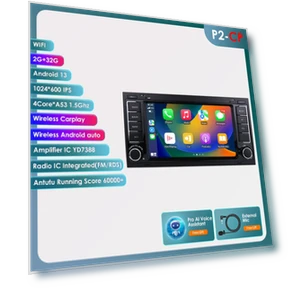 4G Android Car Stereo with GPS and CarPlay — In-Dash, OSSURET