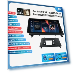 4G LTE Octa Core 10.25-inch Car Radio with DSP, CarPlay, and Android Auto — In-Dash, Hizpo