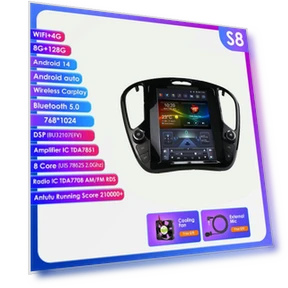 9.7-inch AI Android Car Stereo with 4G, GPS, CarPlay, Android Auto — In-Dash, OSSURET