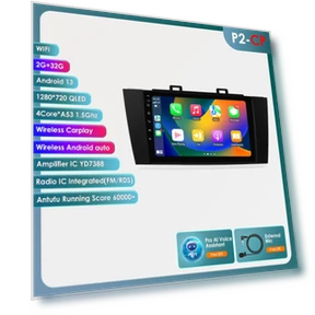 9-inch Android Automotive Multimedia Radio with CarPlay and Android Auto — In-Dash, Hizpo