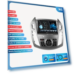 9-inch Carplay 4G 2 Din Android 13 Car Radio — In-Dash, OSSURET