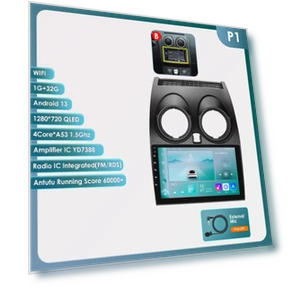 AI Voice Car Radio with Android Auto and CarPlay — Stereo Receivers, Hizpo